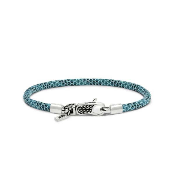 782AZ2 armband zilver & paracord ALPHA Collectie
