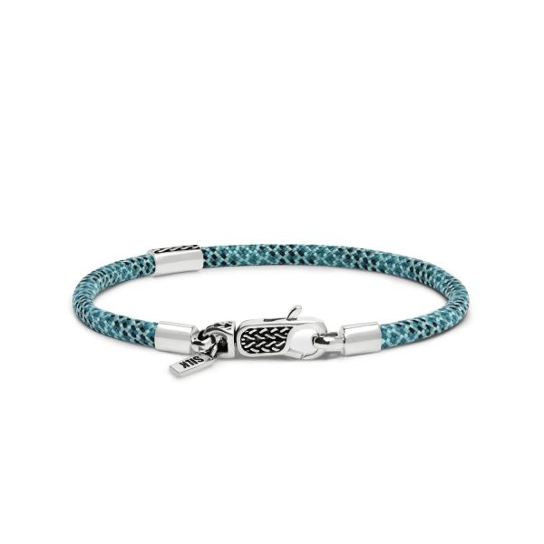 785AZ2 armband zilver & paracord ALPHA Collectie