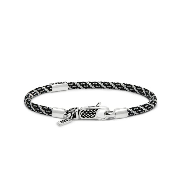 785AZ5 armband zilver & paracord ALPHA Collectie