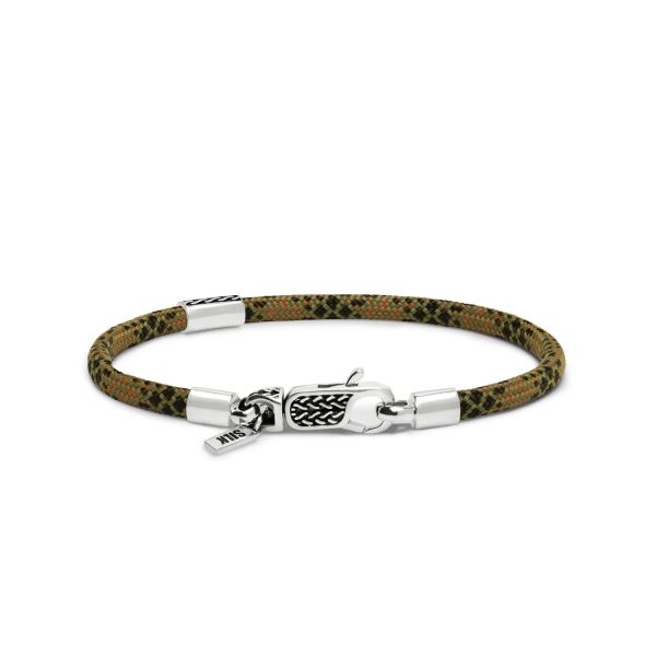 785EM2 armband zilver & paracord ALPHA Collectie