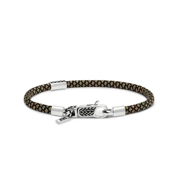 785EM4 armband zilver & paracord ALPHA Collectie
