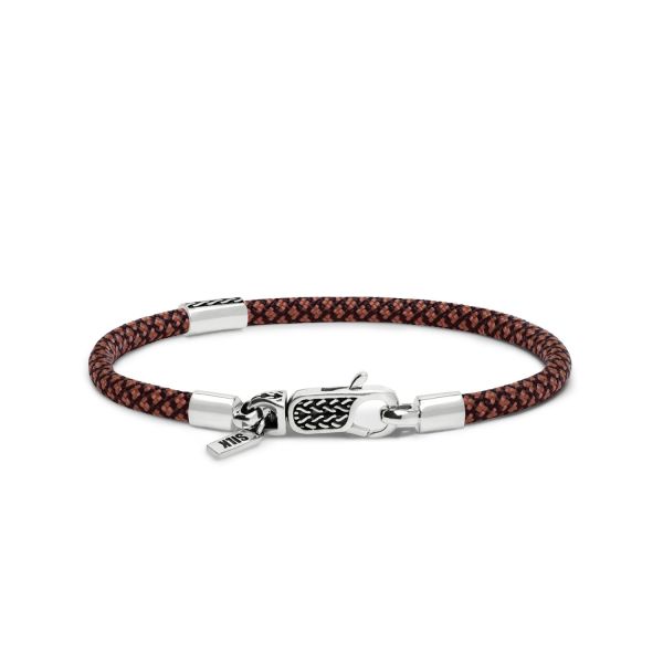 785TE3 armband zilver & paracord ALPHA Collectie