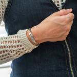 148SBR armband zilver messing Dames BREEZE Collectie