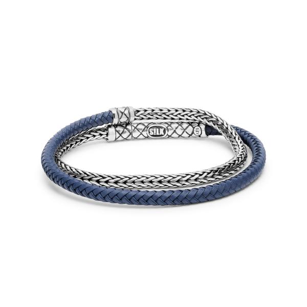 439BLU wikkelarmband CROSSLINE Collectie