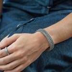 663 armband zilver Dames MESH Collectie