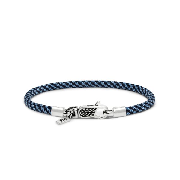 782AZ3 armband zilver & paracord ALPHA Collectie