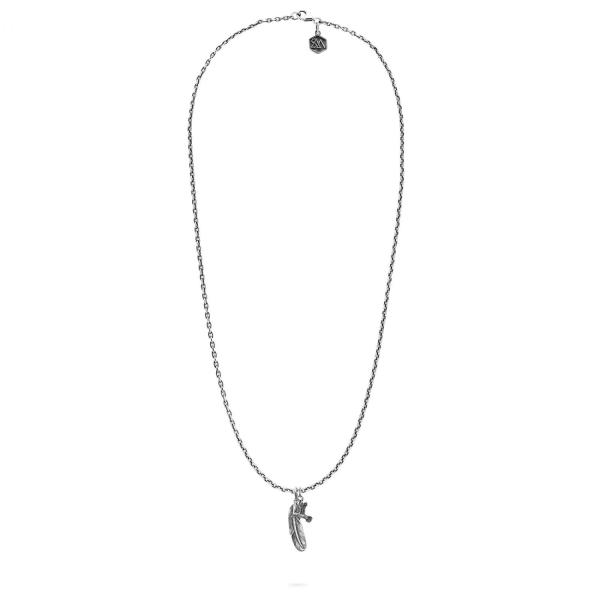 X066 ketting & hanger zilver SXM - Essentials Collectie