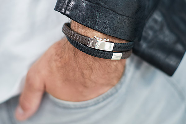 Situatie Vervagen zak Top 5 Leren armband heren van SILK Jewellery